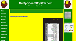 Desktop Screenshot of guelphcoedslopitch.com